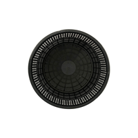 Boîte d'emballage alimentaire en plastique PP recyclable noir, moulée par injection, pour usage industriel, marque Folin SNG01, commande personnalisée