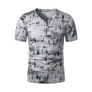 Camisetas de alta calidad para hombre, Logo personalizado, talla grande, venta al por mayor - Product Image 2