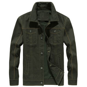 Veste en jean bleu de qualité personnalisée pour hommes, veste d'hiver en cuir imperméable grande taille de qualité, de design de mode, vente en gros, OEM - Product Image 4