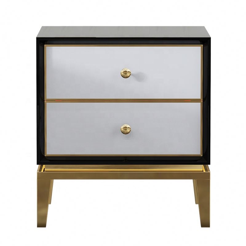 Роскошная Европейская современная мебель для спальни с маленькой дверью шкафа мраморные деревянные прикроватные шкафы