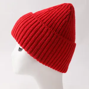 Prezzo all'ingrosso beanie donna cappelli lavorati a maglia berretti larghi, cappelli beanie personalizzati con logo personalizzato a buon mercato