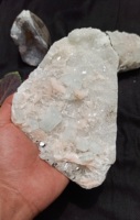 Achetez des spécimens minéraux naturels d'apophyllite Radha Arts, cluster de stélibite, cristal de guérison, géode pour la décoration de la maison, prix de gros