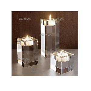 Acrylic <b>Tealight</b> <b>Candle</b> Holder Set Of Three Different Sizes <b>Candle</b> Holder For Wedding Decor Accessories - Product Image 1