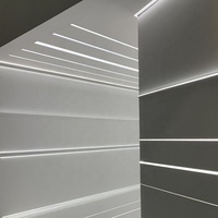 Lámpara Lineal LED de Techo con Canal de Aluminio, Iluminación de Pared para Habitaciones de Hotel