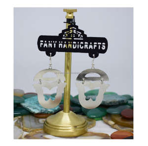 Pendientes de fiesta en la playa de invierno chino 2026, joyería de oro, pendientes redondos de Navidad, pendientes redondos rojos con cuentas nativas, joyería - Product Image 4