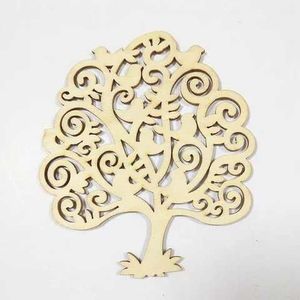 Arte de la pared islámica Decoración Corte láser Letreros de madera Adorno de puerta Decoraciones de Ramadán Pintado Eid Mubarak Letras de madera Annatto - Product Image 5