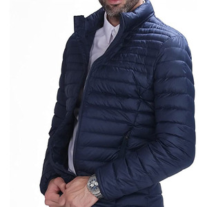 oem Men's Olive Green Polyester Waterproof Breathable Eco-Friendly Windproof Casual Winter Coat with Zipper Closure Regular Fit - Product Image 5