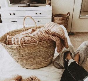 Paniers en paille marocains tendance - Product Image 1