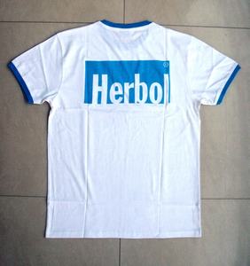 Camiseta Formal 100% de algodón de manga corta con cuello redondo para hombre, Camiseta con cuello redondo, serigrafía, patrón de letras, tejido no tejido - Product Image 2