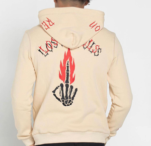 Sudadera con capucha personalizada para hombre, con bordado, algodón prémium, logotipo personalizado, tela pesada - Product Image 1