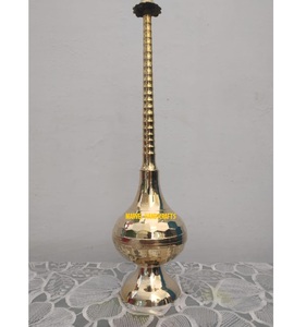 Flacon pulvérisateur de parfum artisanal en laiton Marvel Handicrafts, flacon de luxe pour attar, distributeur de parfum décoratif arabe - Product Image 1