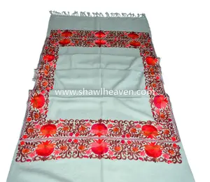 Design Ombre Shawls Kashmir Shawls Wedding Gift Kashmiri Embroidery Shawls / Stoles Women 100% Wool Winter Benedetto WEMB 0069