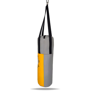 Muay Thai <b>Punching</b> <b>Bag</b> Yellow Color Leather Made Boxing Hanging Sandbag Gym Fitness <b>Punching</b> <b>Bags</b> - Product Image 4