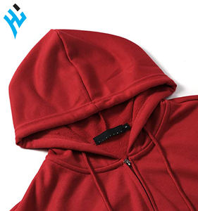 Sweat à capuche à fermeture éclair légère pour hommes sweat actif sweat à capuche de haute qualité automne acrylique fermeture éclair hommes sweats à capuche de mode - Product Image 4