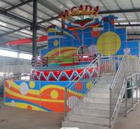 Manèges Tagada/Disco Turntable Mini Disco d'intérieur Ali Brother pour enfants, attractions de parc d'attractions, fabriqués en fibre de verre, métal et acier