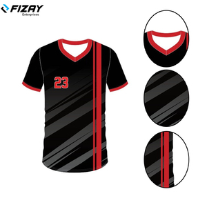 Fizay Enterprises เสื้อกีฬาครึ่งแขนเสื้อกีฬากางเกงเรียบง่ายใส่สบายเหมาะกับเบสบอลซอฟต์บอล - Product Image 6
