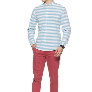 Camisas casuales de manga larga para hombre, camisas de negocios con bolsillo, a la moda, personalizadas, superventas - Product Image 4