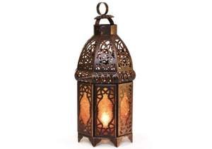 Portavelas de linterna decorativa de Metal antiguo bueno para interiores y exteriores para boda y decoración del Día de San Valentín - Product Image 3