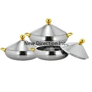 หม้อตุ๋นพร้อมฉนวนคุณภาพระดับพรีเมียมสำหรับเสิร์ฟอาหารบนโต๊ะอาหารอุปกรณ์สำหรับจัดเลี้ยงอาหาร - Product Image 3