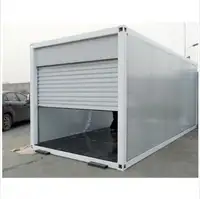 Tragbare mobile vorgefertigte modulare Sandwich platte Stahl konstruktion faltbare Auto container Garage Lagerung