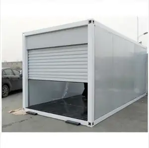 Portable Mobile Prefabricated Modular sandwich panel steel structure folding car container garage storage