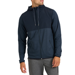 Sweat à capuche en molleton de coton mélangé pour hommes avec logo personnalisé Sweatshirts de qualité supérieure - Product Image 1