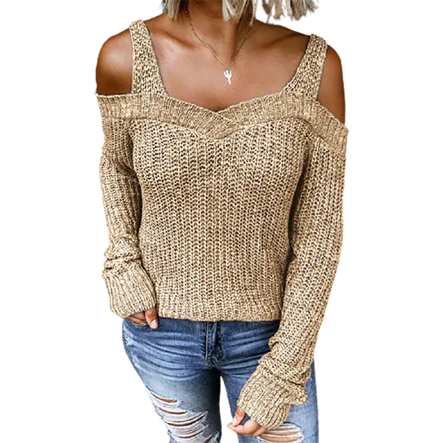 Casual wear women's half turtleneck sweater women sexy tops crop off shoulder sweater ladies tops casual fashion pullovers