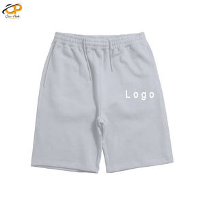 <b>Men</b> Custom Pants Cotton Wholesale <b>Mens</b> Drawstring Jogger Knitted Bulk Logo <b>Short</b> Grey Fleece Sweat <b>Shorts</b> - Product Image 5
