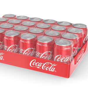 Caja de cartón para refrescos de <span class=keywords><strong>Coca</strong></span> <span class=keywords><strong>Cola</strong></span>, sin azúcar, 320ml x 24 lata