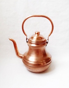Copper Handcrafted Metal <b>Teapot</b> - Product Image 1