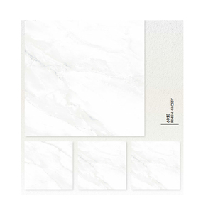 60x60ซม. สไตล์ยุโรปสมัยใหม่หินอ่อนสีขาวเคลือบเงาสี่เหลี่ยมกระเบื้องไฟร์บริคเซรามิคกระเบื้องปูพื้น - Product Image 3