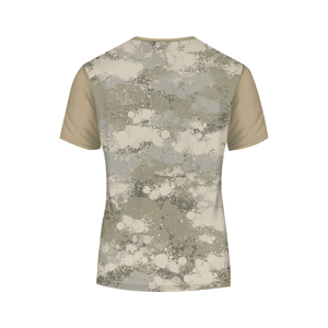 Summer High Stretchy Camouflage Muscle Fitness Running Cotton Spandex Casual T-shirt Short Sleeve for Youth and adult - Product Image 2