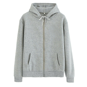 Sweat à capuche zippé coupe ajustée pour femmes Design personnalisé Fitness Sportswear avec manches longues et polaire pour hiver automne col à capuche - Product Image 3