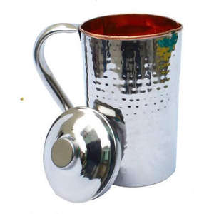 Wholesale 1L 1.8L <b>Copper</b> Pitcher <b>Jug</b> Stainless Steel Heavy Duty Lid Custom Made Vacuum Flasks Thermoses Latest Design Tumbler - Product Image 5