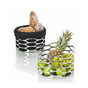 Kitchen Usage Best Selling Hand Curved Decorative Fruit <b>Basket</b> <b>Stand</b> Custom Design Storage Fruit <b>Vegetable</b> <b>Basket</b> Holder - Product Image 5