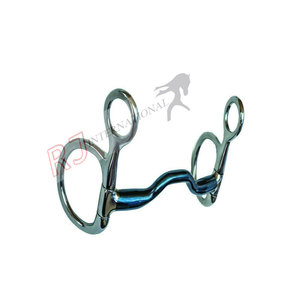Mới thép không gỉ ngựa treo má snaffle bit bền ngựa Boucher và nửa má bit - Product Image 5