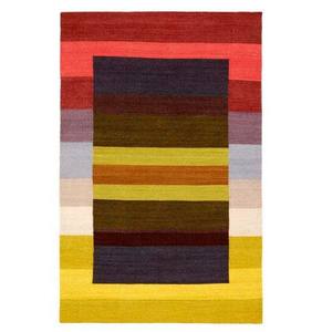 Juego de alfombras tejidas planas hechas a mano de lana de lujo Vintage para decoración del hogar - Product Image 5