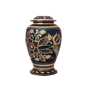 Urnes funéraires noires exclusives pour les cendres humaines, qualité supérieure, urne funéraire traditionnelle en métal pour la décoration de la maison - Product Image 3