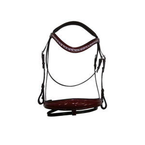 บังเหียนม้าหนังสำหรับขี่ม้า ปรับขนาด สี และโลโก้ได้ - Product Image 4