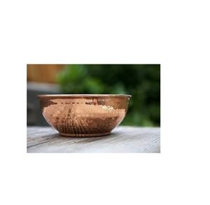 Bol de service en cuivre poli à la main, pour bol à martelé, bol en cuivre pour vaisselle, à bas prix, 1 pièce - Product Image 1