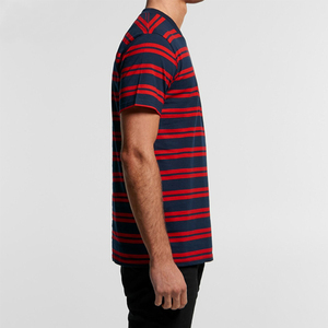 High Street Style manga corta verano Streetwear Casual en blanco cuello redondo 220g peso diseño personalizado algodón hombres camisetas - Product Image 4