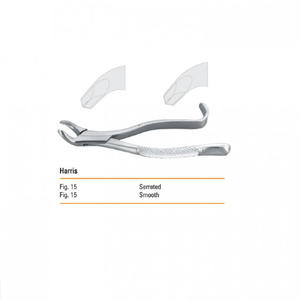 คีมถอนฟัน Fig 15แบบ Harris แบบอเมริกันเครื่องมือทางทันตกรรม - Product Image 2
