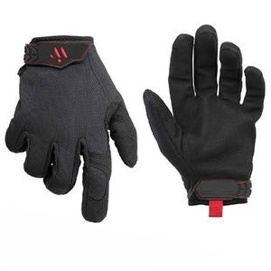 Gants de mécanicien en cuir synthétique, paume rembourrée, anti-vibration, ignifuges, antidérapants, compatibles avec les écrans tactiles, gants de travail personnalisés, sécurité - Product Image 4