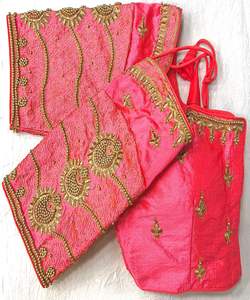 Lujo Georgette bordado secuencia hilo trabajo listo para usar blusa cosida desgaste del partido precio al por mayor prenda textil - Product Image 5