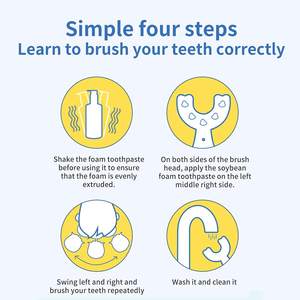 Spazzolino a forma di U per la pulizia della cavità manuale a 360 gradi per bambini e neonati di età compresa tra 2 e 6 anni - Product Image 5