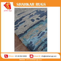 Magnifique Nouveau Tapis Rectangulaire 100% Naturel Tissé à la Main Personnalisable Hauteur de Boucle/Pile Bouclée Motif Chevron Moderne pour la Maison