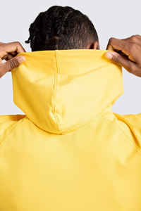 เสื้อสวมหัวแบบสวมหัวมีฮู้ดผ้าคอตตอน/โพลีเอสเตอร์มีฮู้ดสไตล์ฤดูหนาวคอปกสีทึบระบายอากาศได้ดีแห้งเร็ว - Product Image 6