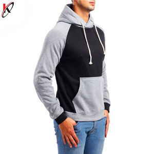 Venta al por mayor de sudaderas con capucha de los hombres personalizados Sudadera negra para correr para deportes de invierno al aire libre Impresión digital diseño liso - Product Image 3