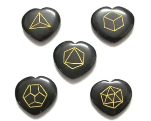 Wiccan Set | Geometry Elements Stone set from Agate export natural