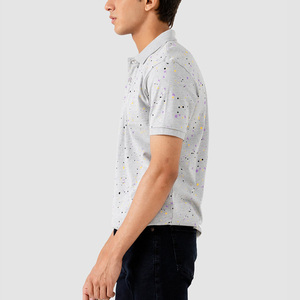 Camiseta Polo de Marca de Alta Gama, Manga Larga, Estampada, para Hombre, Primavera, 100% Algodón, Suave al Tacto, Cómoda, Informal - Product Image 2